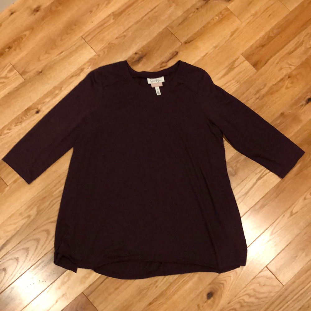 3/4 sleeve nursing top